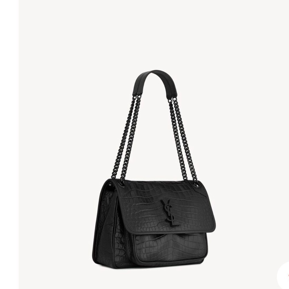 NIKI MEDIUM IN CROCODILE-EMBOSSED LEATHER